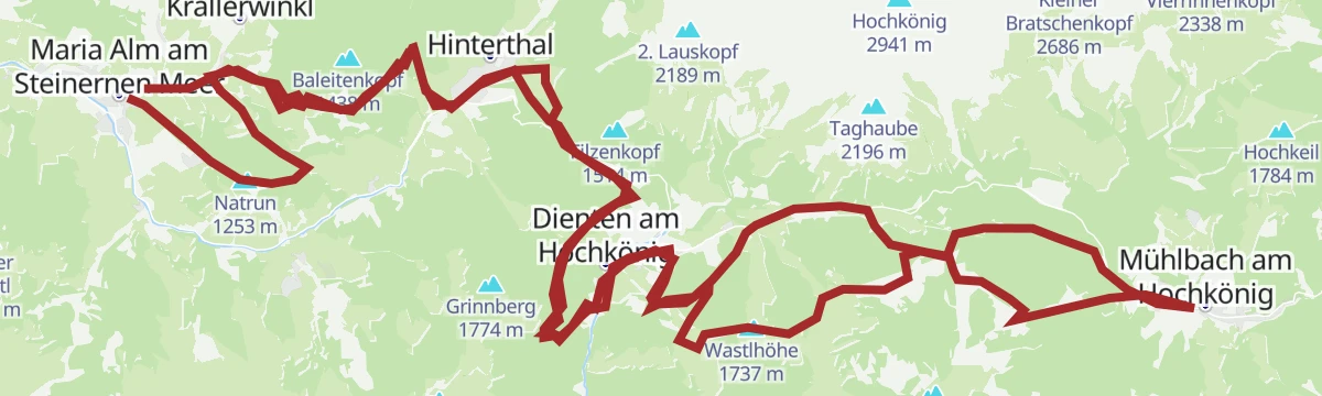 Route map: Königstour Bike LIGHT gesamt